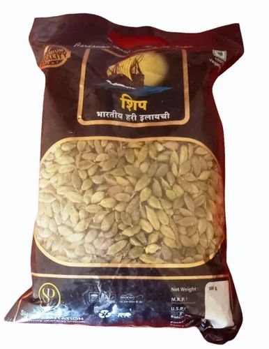 Grade: Small 6.5Mm Ship Green Cardamom, 500 g