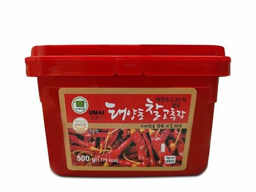 UMAI Korean Gochujang Chili Paste 500g Hot Pepper Paste Provides Umami-Rich Sweet Heat