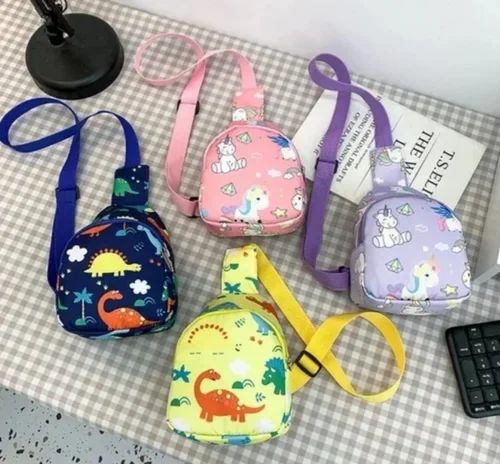 Polyester Printed Kids Casual Bags