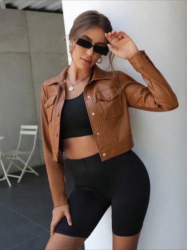 Biker Pu Leather Jacket