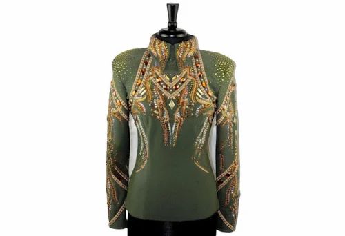 Fitted riding jacket