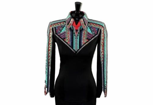 Black Lycra Versatile Riding Jacket
