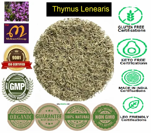 Conventional Organic Thyme Leaf Whole, Dried Leaves