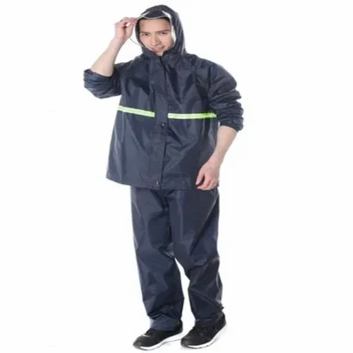 Black PVC Rain Suit