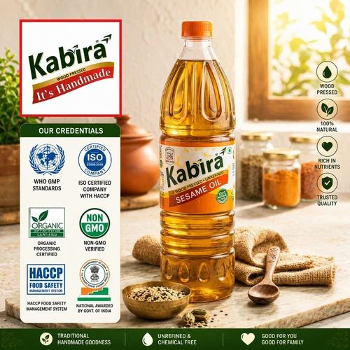 Kabira Sesame Oil, Packaging Type Available: Plastic Bottle, Packaging Size Available: 1 litre