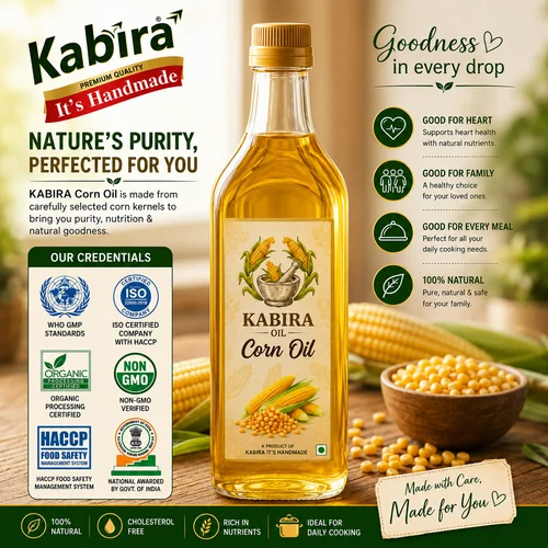 Kabira Corn Oil, Packaging Size: 1 Ltr