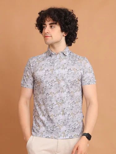 BVDP1122 Light Grey T Shirt, Half sleeves