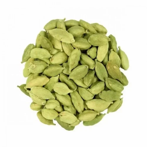 Grade: Bold Green Cardamom , Elettaria Cardamomum,ELAICHI , ELLKKAI, 1 kg, Cardamom size: 6 mm