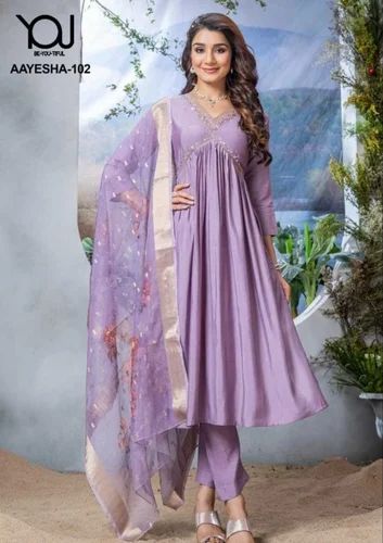 ALIA CUT ELEGANT KURTI BOTTOM DUPATTA
