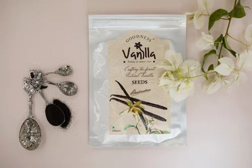 Black Goodness Natural Vanilla Seeds, Packaging Type: Pouch, Packaging Size: 100g