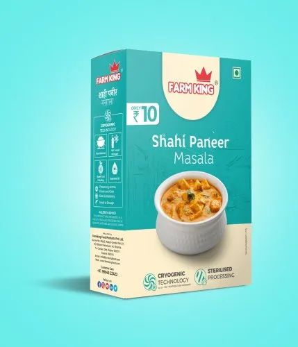 Shahi Paneer Masala, Packaging Size: 10 GM