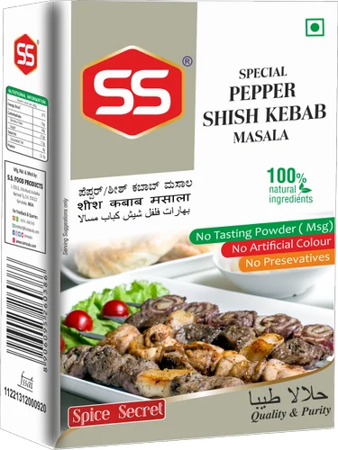 SS KALI MIRCH MURGH KEBAB Masala, Packaging Size: 500 g