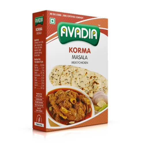 Avadia Korma Masala 250 gm, Box