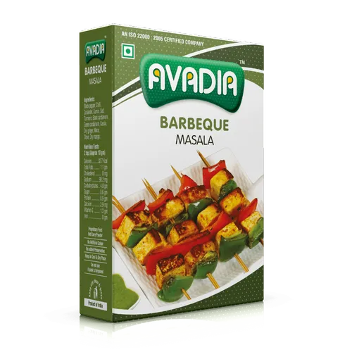 Avadia Barbeque Masala 250 gm, Packaging Type: Box