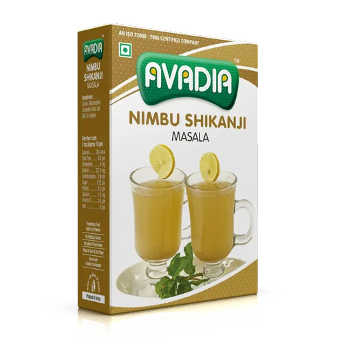 Avadia Nimbu Shikanji Masala 250 gm, Box