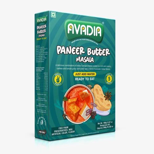 Avadia Ready To Eat Paneer Butter Masala, 100g, Vegetarian