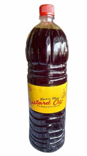 Kachi Ghani or Cold Pressed Roori Mal Gold Mustard Oil, 2 Litre