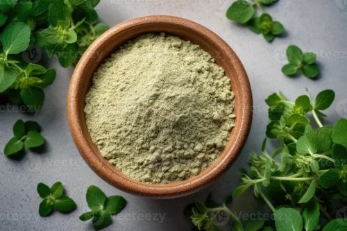 Light Green Herbal Oregano Powder