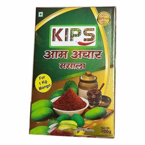 KIPS Mango Pickle Masala, Paper Box, Packaging Size: 200 gm