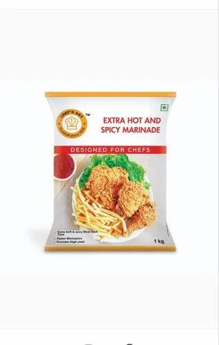 Chef's Art Extra Hot & Spicy Marinade, For Food Processing, Packaging Size: 1 kg