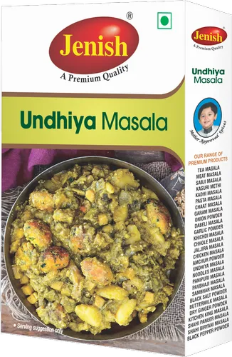 Box Jenish Undhiya Masala, Packaging Size: 50g, 100g, 50g, 1kg & 5kg