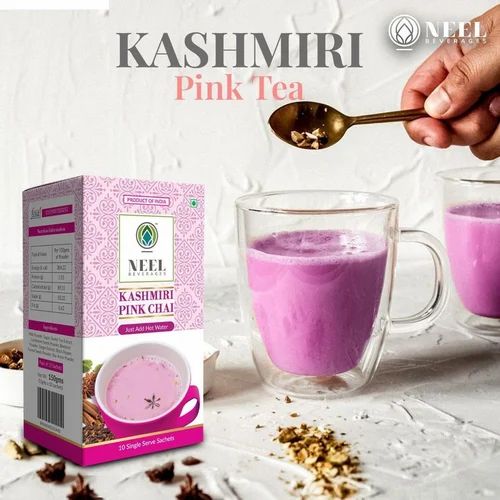 Neel Masala 10 Sachet Kashmiri Pink Tea, Powder, Packaging Type: Packet