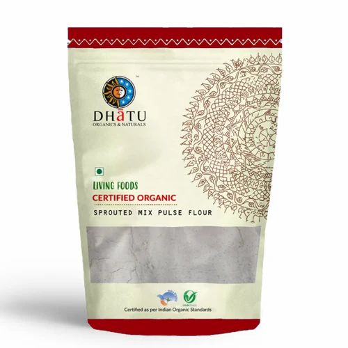 Organic Sprouted Mixed Pulse Flour, 250g, Packaging Type: Packet