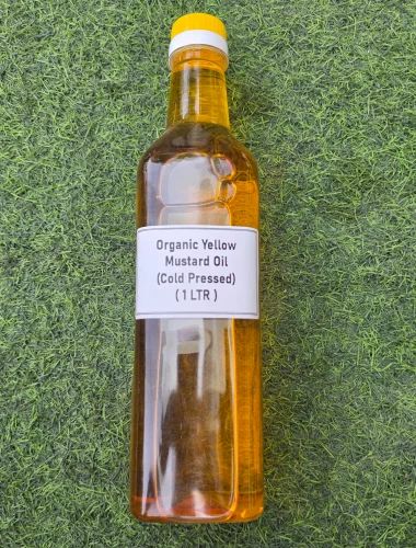 Organic Yellow Mustard Oil (Cold Pressed) 1 LTR