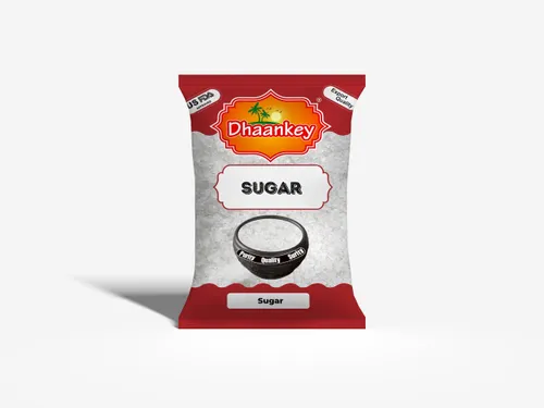 White Dhaankey Sugar, Packaging Size: 200 Gm - 1 kg, Packaging Type: Packet