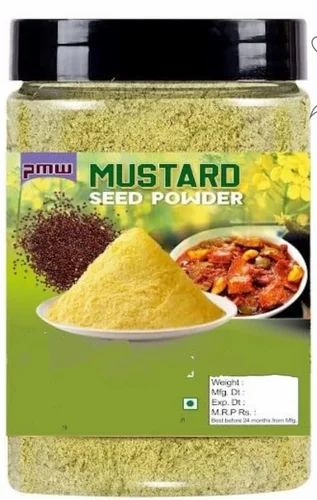 Yellow 250gm Mustard Seed Powder, Packaging Type: Box