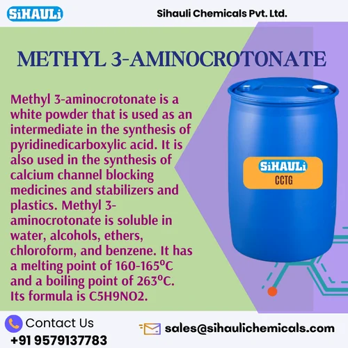 Methyl 3 Aminocrotonate Manufacturers, Suppliers, Exporters From Vasai Mumbai India