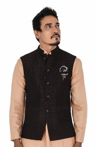 Classic Black Simple Waistcoat