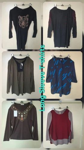 Casual Wear Imported One Time Used Ladies Long Sleeve T-Shirt