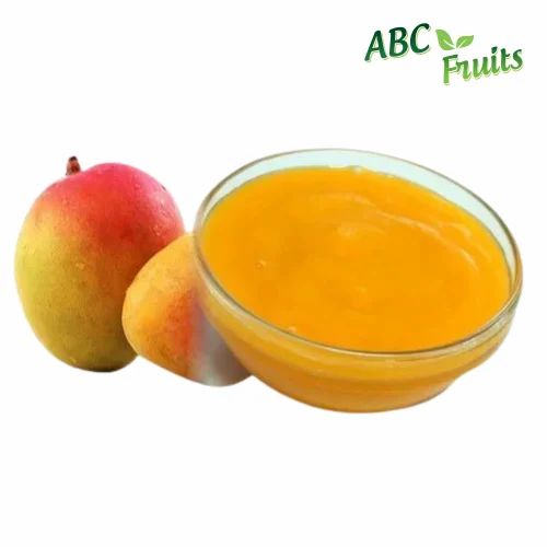 ABC Fruits Yellow Canned Totapuri Mango Puree (3.1 Kg), Packaging Type: Tin