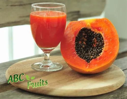 Abc Fruits Natural Red Papaya Pulp/Puree, Packaging Type: Barrel, Packaging Size: 215 Kgs
