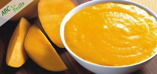 ABC Fruits Yellow Organic Totapuri Mango Puree/Pulp, Packaging Type: Drum, Packaging Size: 215 Kgs