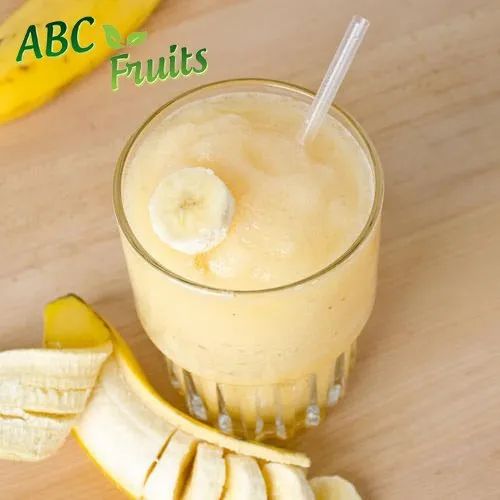ABC Fruits Creamy White Tasty Banana Pulp, Packaging Type: Drum, Packaging Size: 215 Kgs