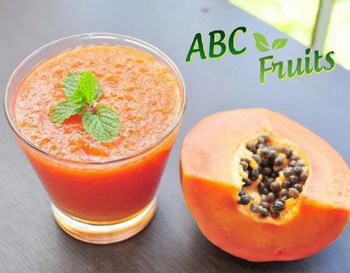 ABC Fruits Red Papaya Puree/Pulp, Packaging Type: Drum, Packaging Size: 215 Kgs