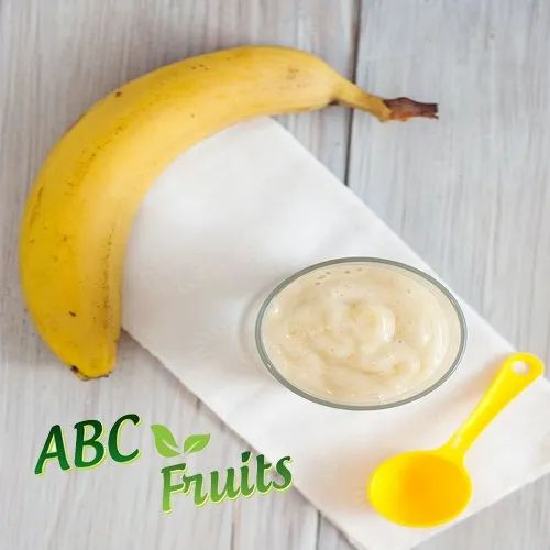 ABC Fruits Creamy White Aseptic Banana Pulp, Packaging Type: Drum, Packaging Size: 215 Kgs