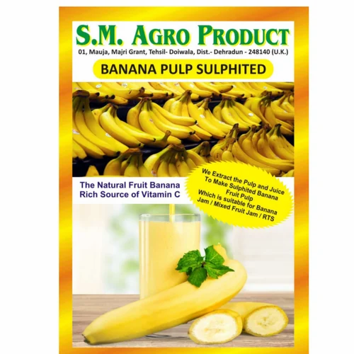 Banana Pulp Sulphited