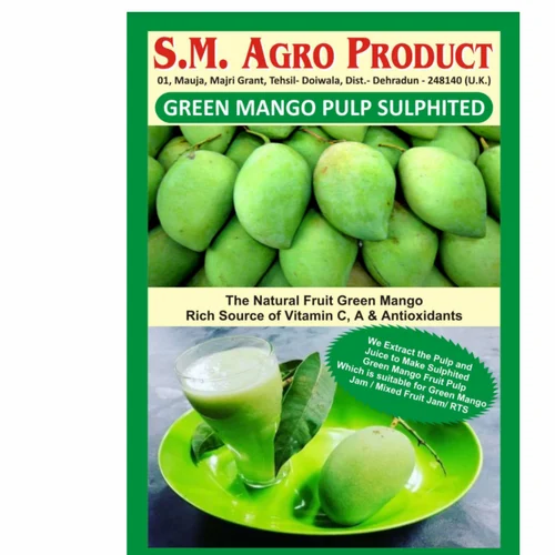 Green Mango Pulp Sulphited, Packaging Size: 50 Kg