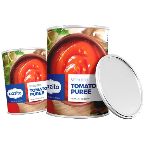Aazito Canned Tomato Puree, Packaging Size: 850g