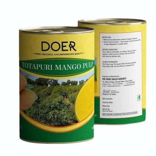 3.1 kg Doer Totapuri Mango Pulp