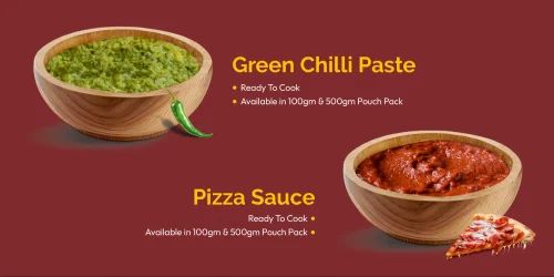 Ready To Eat Food Green Chilli Paste
