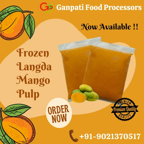 Frozen Langda Mango Pulp