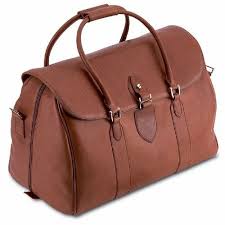 leather travel bag