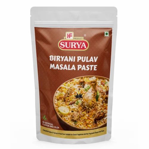 450g Surya Biryani Pulav Masala Paste, Packaging Type: Pouch