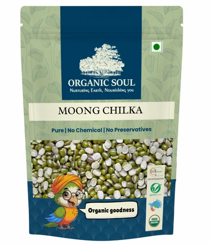 Organic Moong Dal Chilka, 500 g