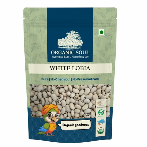 500g Organic White Lobia