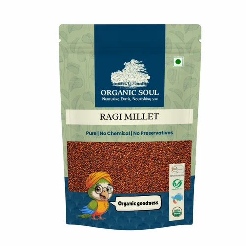 500gm Organic Whole Ragi, For Used In Cooking
